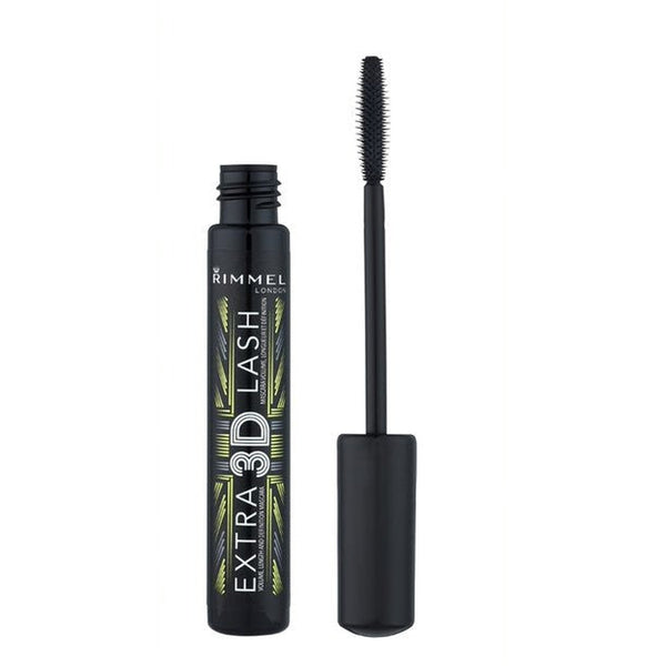 Rimmel Extra 3D Black Eyelash Mask - 8ml/0.27fl oz, Mask comes with a specially designed brush that helps to boost the volume of your lashes