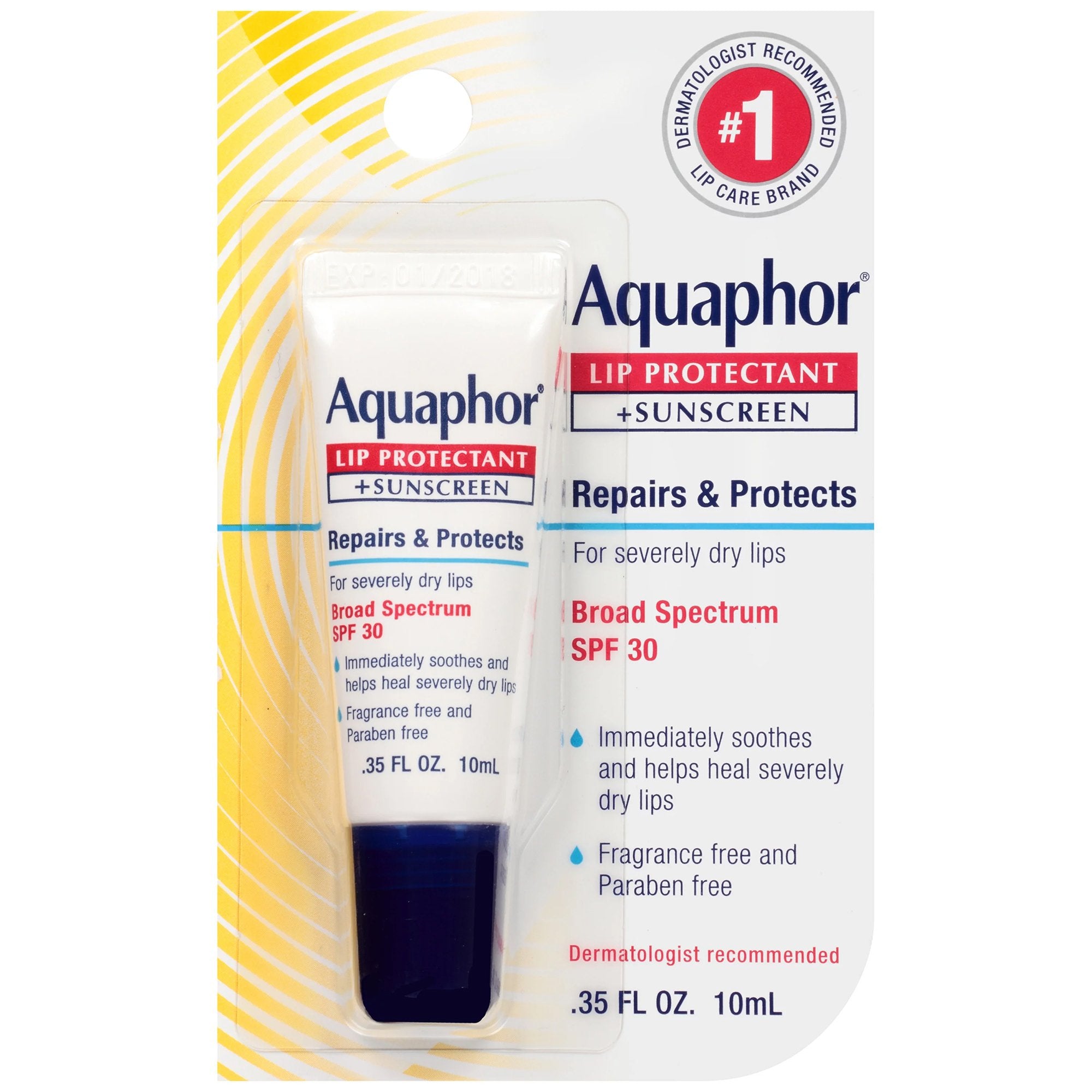 Aquaphor® Lip Protectant + SPF 30 (6 Units)
