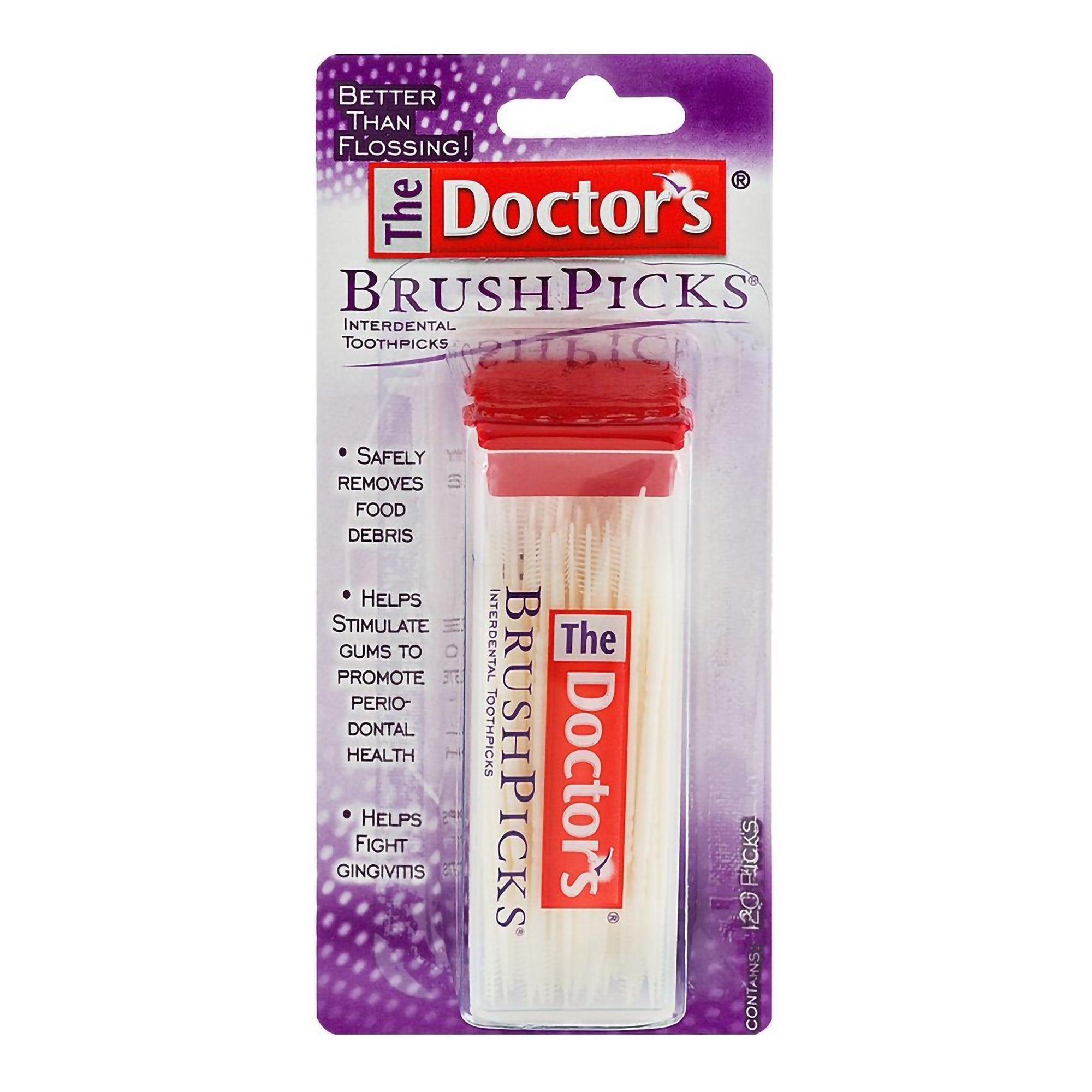 Interdental Toothpick Doctor's® BrushPicks® Unflavored (1 Unit)