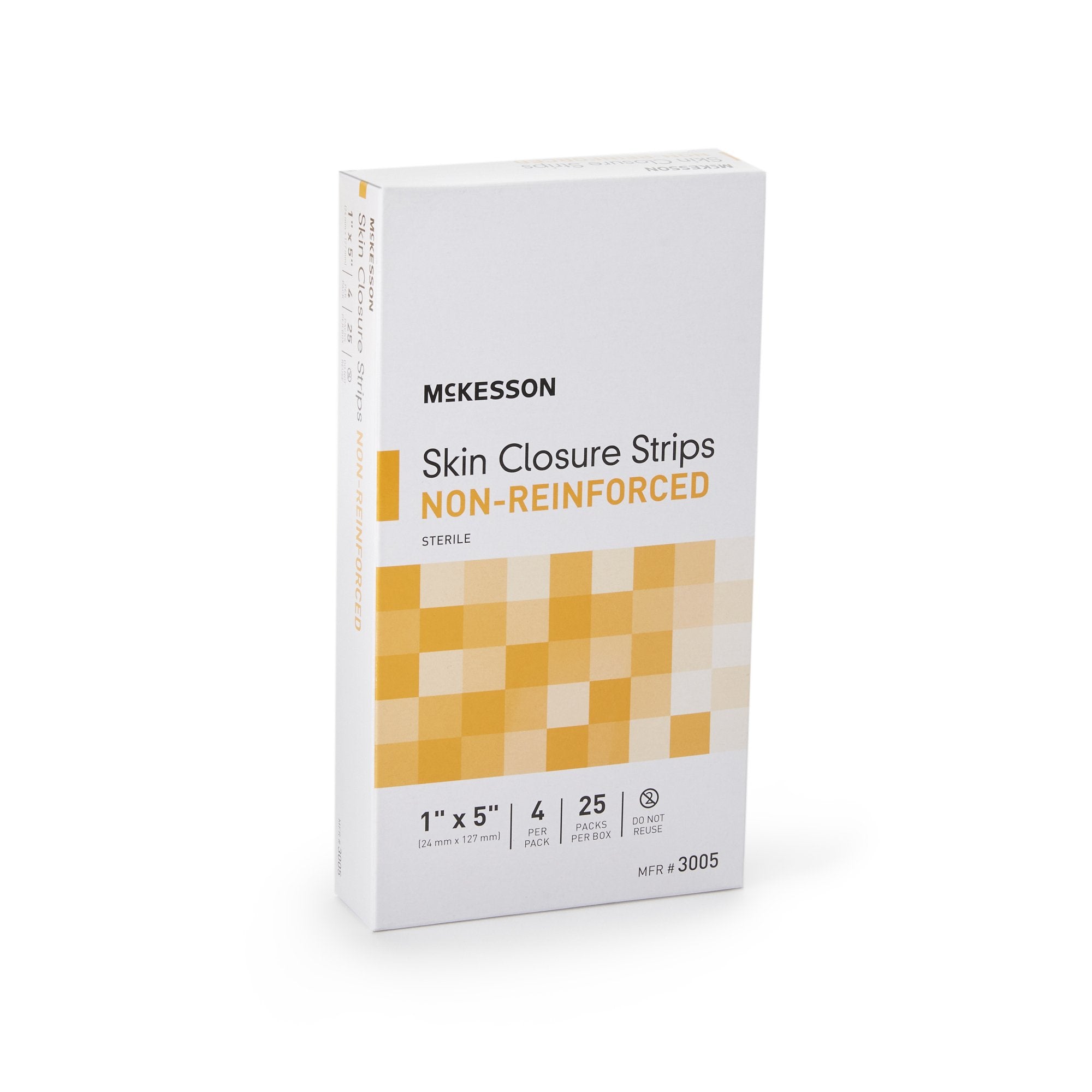 McKesson Non-Reinforced Skin Closure Strip, 1 x 5 Inch (1 Unit)