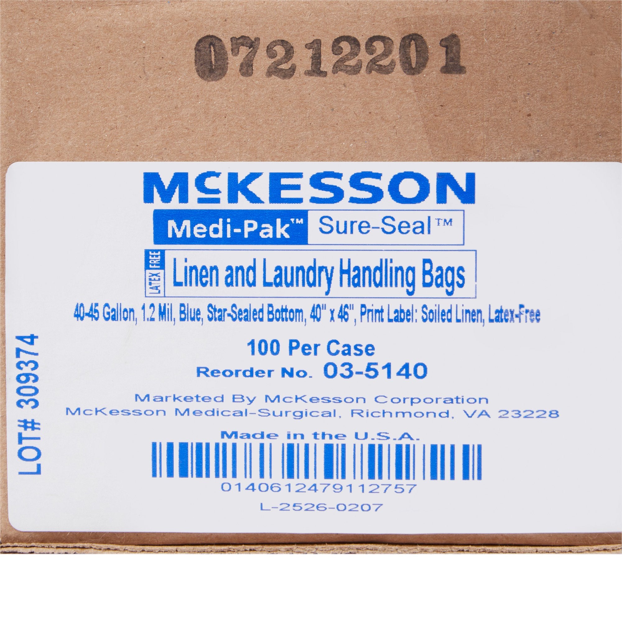 Medi-Pak™ SURE-SEAL™ Laundry Bag (100 Units)