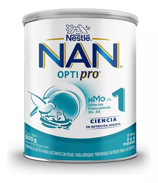 Nan Optipro 0-6M Infant Formula Lactea Starter Powder: probióticos, DHA/ARA, hierro, suero de leche desmineralizado y más