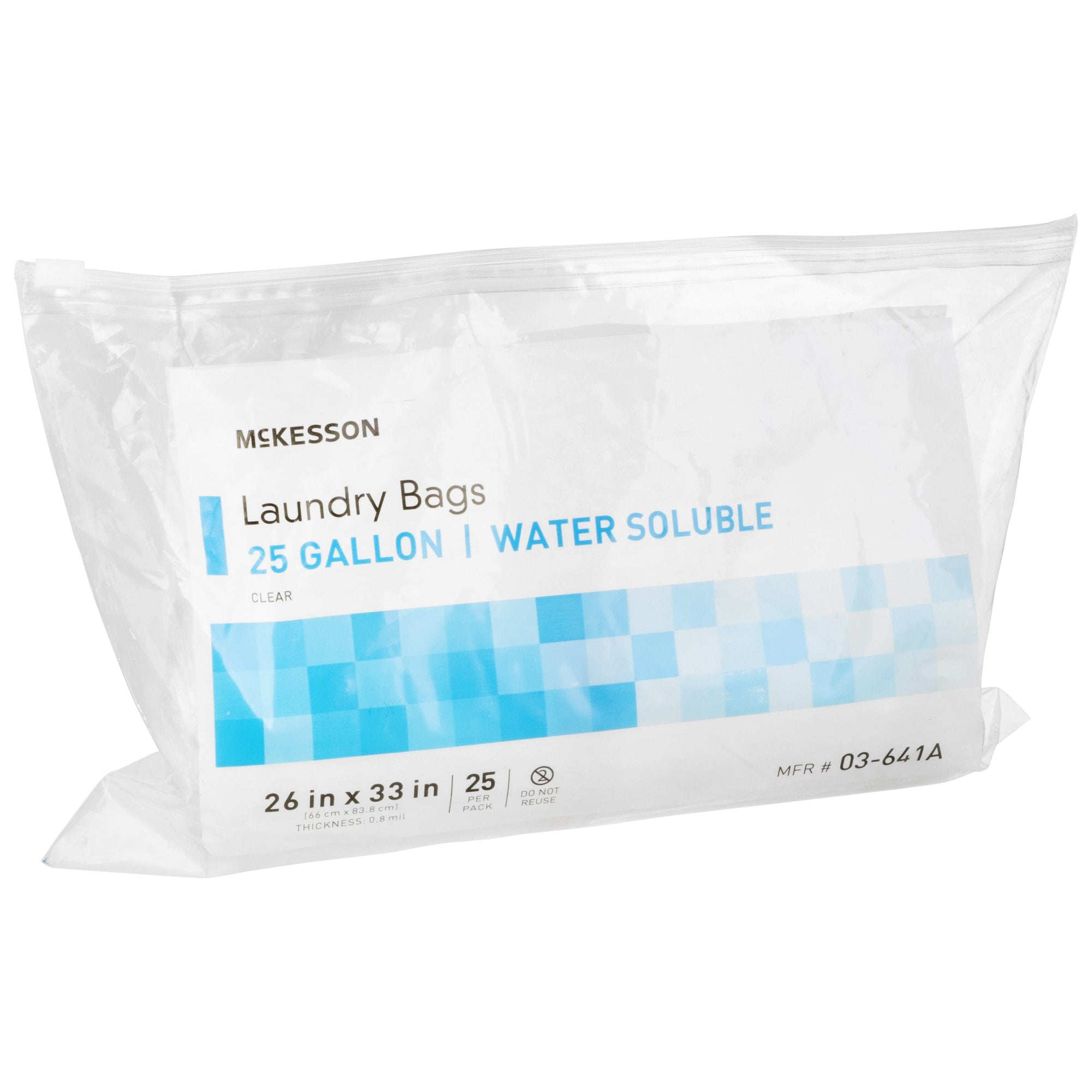 McKesson Water Soluble Laundry Bag, 20-25 gal Capacity (25 Units)