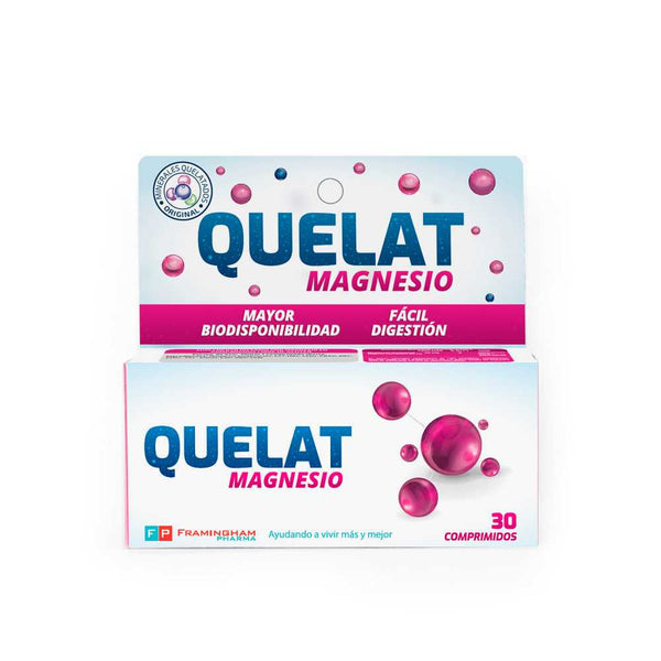 30 Units of Dietary Supplement Quelat Magnesisus - 100% Natural & Vegan Friendly