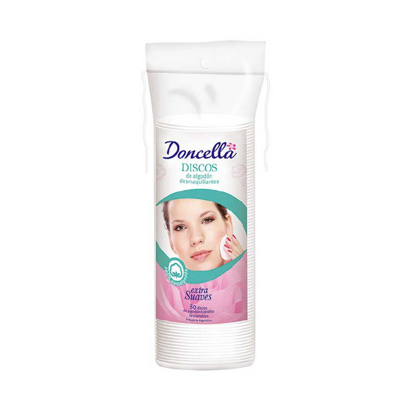 80-Unit Doncella Makeup Remover Discs: 100% Biodegradable, Reusable & Hypoallergenic