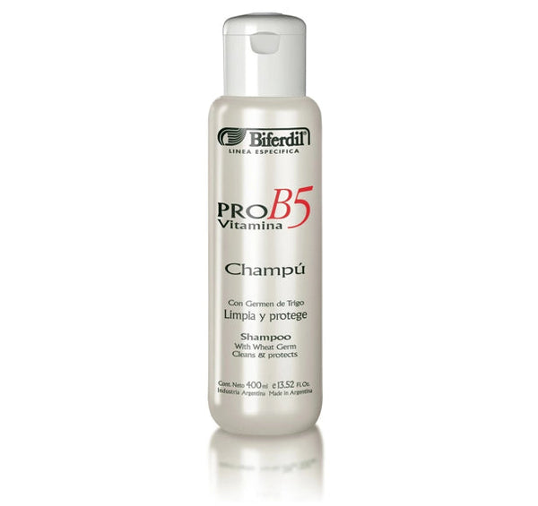 Biferdil Provit Shampoo B5: Sulfate-Free, Paraben-Free, pH Balanced Hair Care with Provitamin B5, Wheat Germ Extract & Plant-Based Ingredients (400ml / 13.52fl oz)