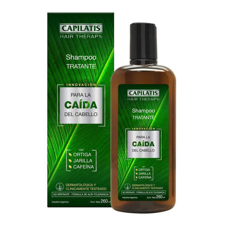 Capilatis Treating Shampoo (260Ml / 8.79Fl Oz)with Nettle, Juice and Caffeine - Hair Loss Prevention & Strengthening -