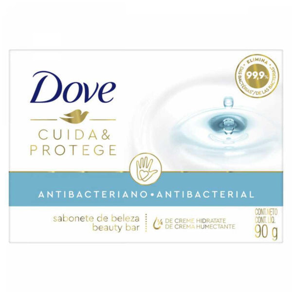 Dove Soap Care and Protects: (90Gr/3.17Oz) Moisturizing Cream, Hypoallergenic, pH-Balanced, Non-Irritating, Dermatologist-Tested