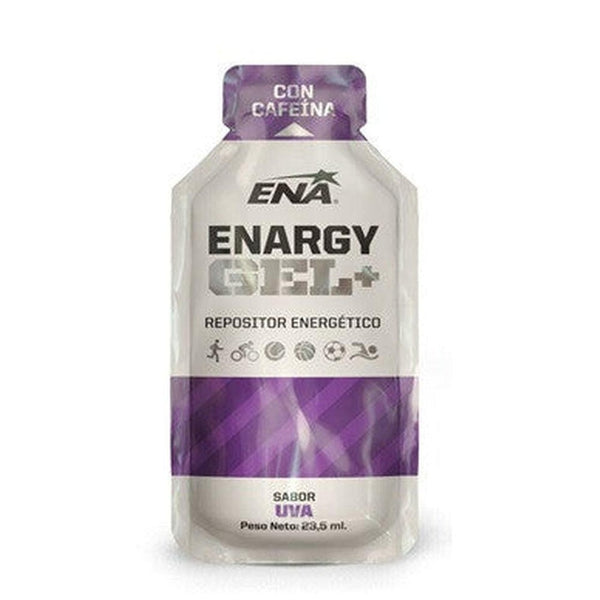 Ena Energy Gel+ with Caffeine Grape Flavour Sports Supplement - 6 Gel Packs