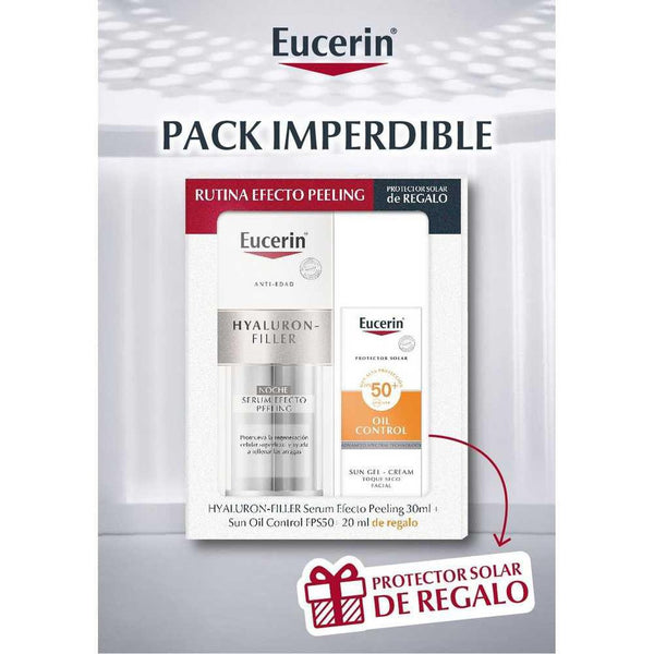 Eucerin Hyaluron Filler Night Serum Peeling Effect: Dual-action Exfoliating and Filling Wrinkle Treatment for All Skin Types
