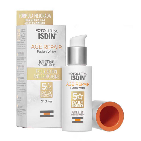 Isdin Photo Ultra Age Repair Water SPF50+ (50ml/1.69fl oz) Vegan & Cruelty-Free Sunscreen