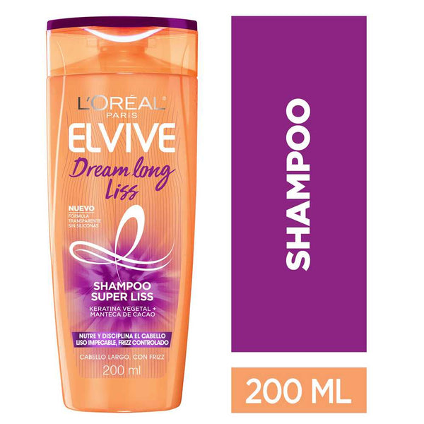 Nourish and Soften Hair with Elvive Dream Long Liss Shampoo (200ml/6.76fl oz)