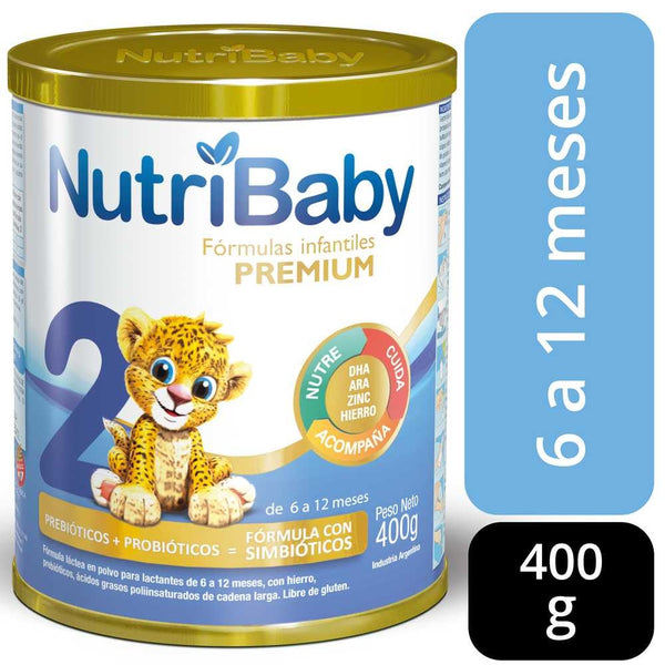 Nutribaby Children's Infant Formula Milky Powder Premium - Iron-Fortified, Prebiotics, Probiotics, Symbiotics & Complete Nutrition (400g/14.10oz)