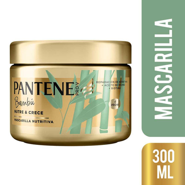 Pantene Pro V Bamboo Mask (300Ml / 10.14Fl Oz): Moisturizing Power, pH Balanced, Strengthening Lipids, Central Antioxidants, Bamboo Extract