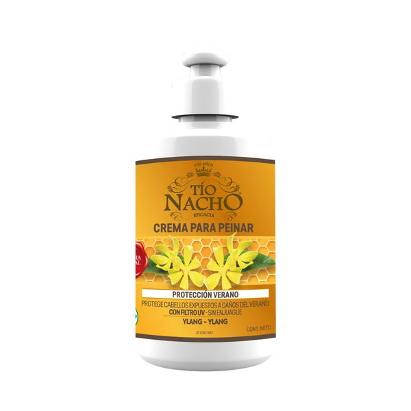 Tio Nacho Summer Protection Styling Cream: Nourish, Shine, UV Protection, Revitalize Scalp & Light Fragrance (250Ml/8.45Fl Oz)