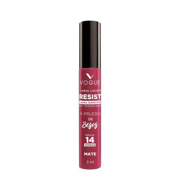 Vogue Resist Segura Lipstick - 100% Matte Finish, Up to 14 Hours, Transfer-Proof and More 3Ml / 0.10Fl Oz